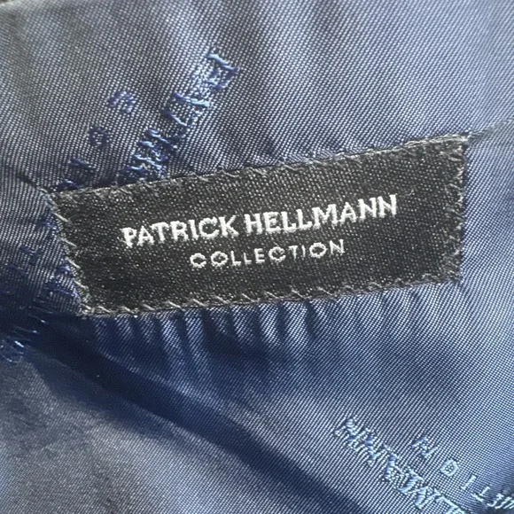 Patrick Hellmann Loro Piana Super 130s‎ Black Wool Blazer 42R US Sport Coat